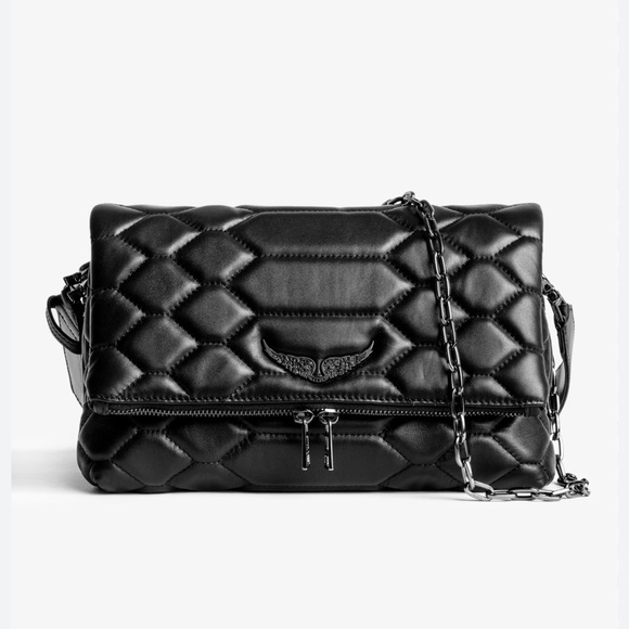 Zadig & Voltaire Rocky Quilted Leather Shoulder Bag - Picture 1 of 11